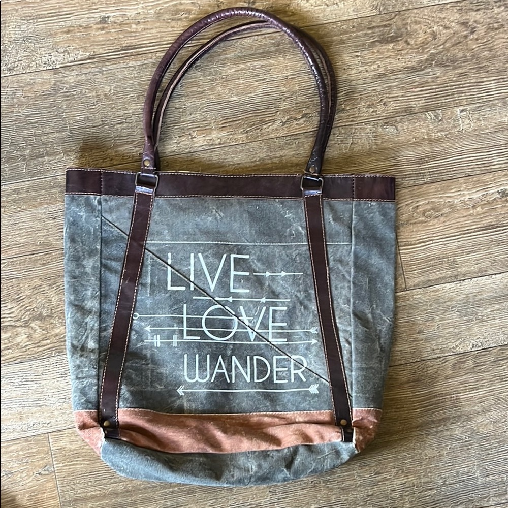 Mona B. Signature Canvas Tote